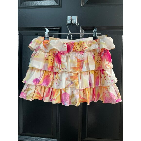 Urban Outfitters Out from Under Cammy Ruffle Micro Mini Skort NWT - Picture 5 of 7